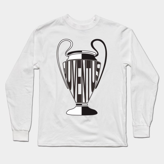 Juventus Champion Illustration Long Sleeve T-Shirt by radeckari25